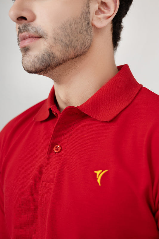Signature Red Polo