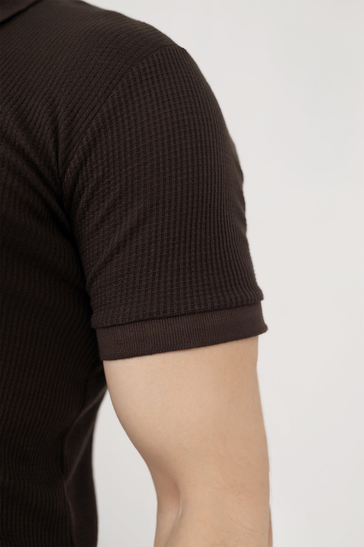 Walnut Knit Polo