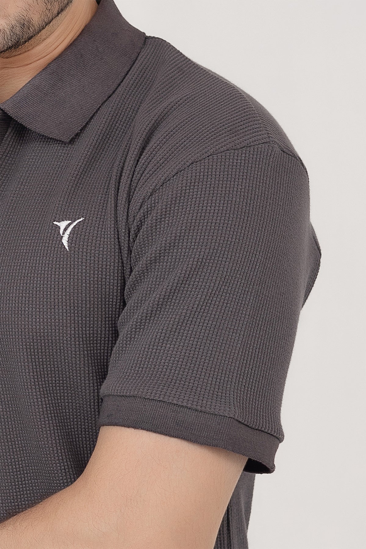 Graphite Knit Polo