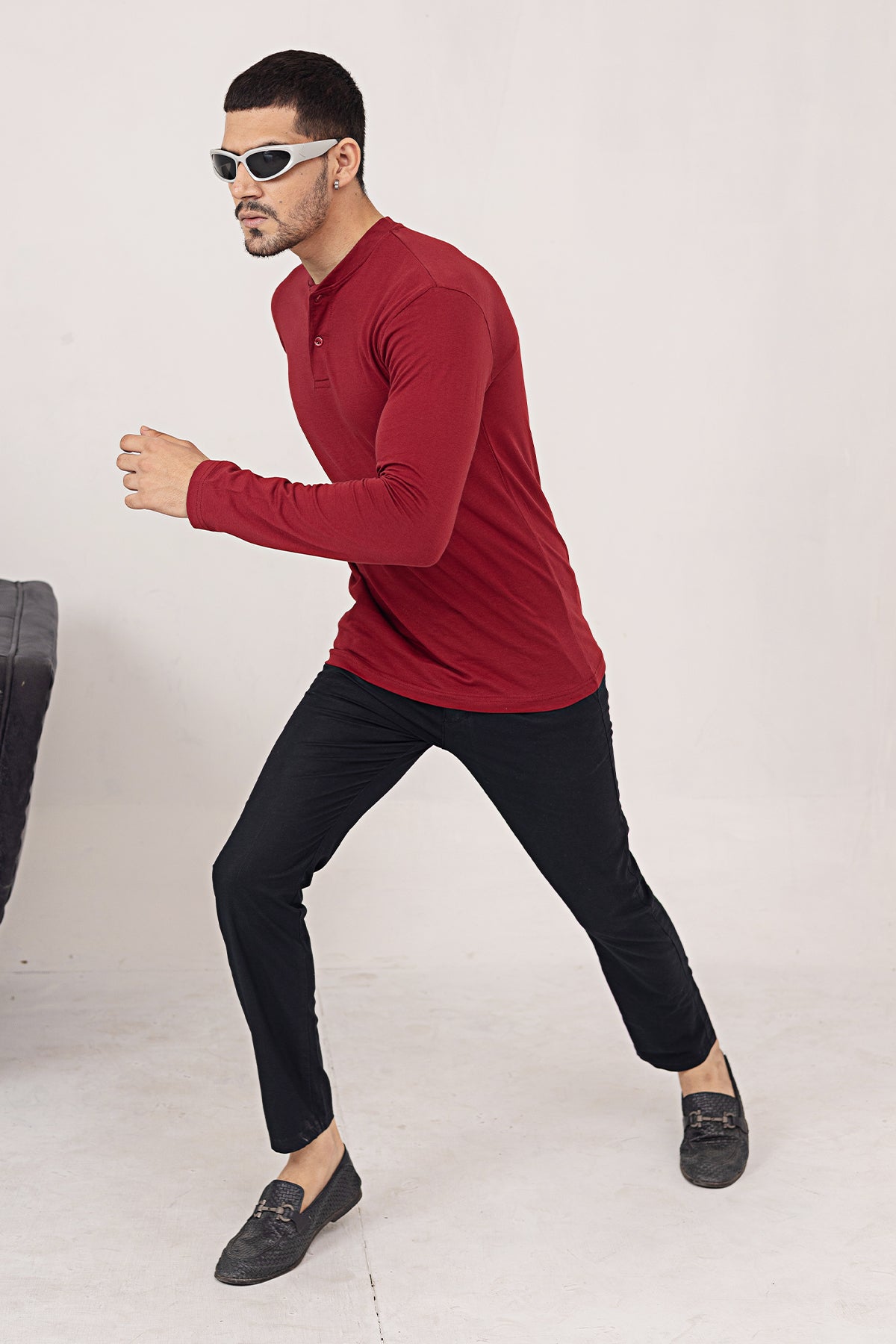 OxBlood Trail Henley