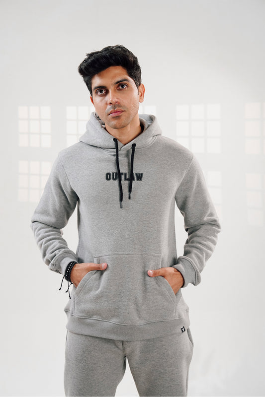 Grey Fleece Hoodie