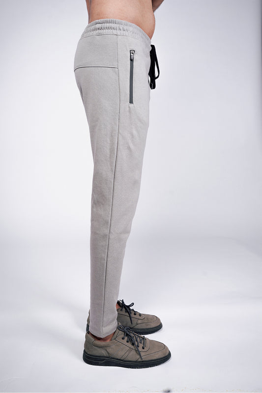 Grey Interlock Trouser