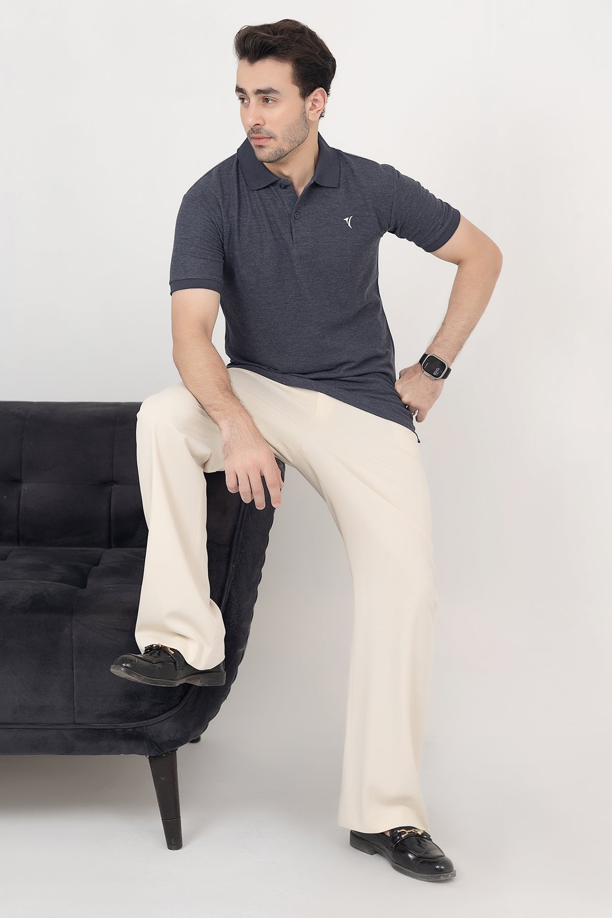 Charcoal Steel Polo