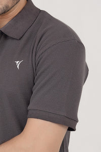 Graphite Knit Polo