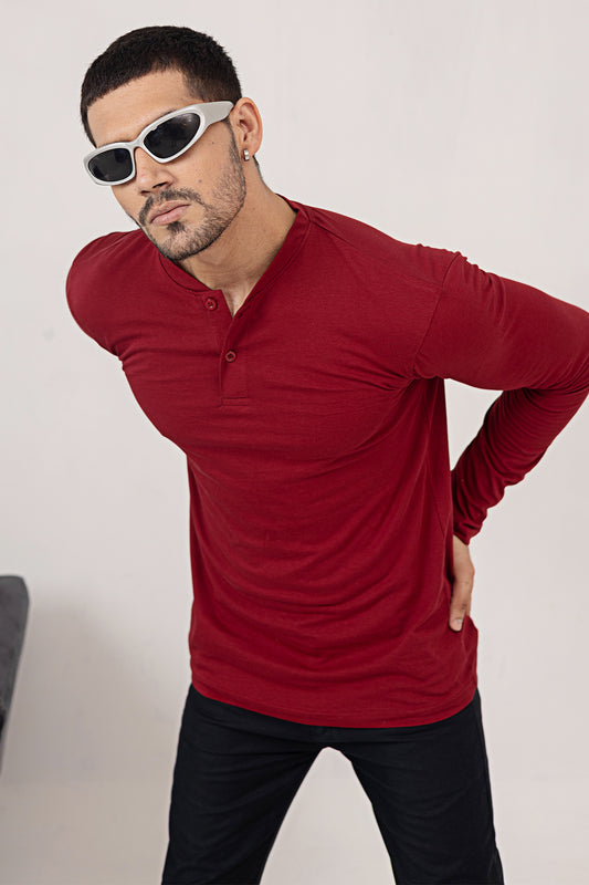 OxBlood Trail Henley