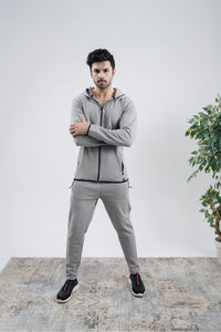 Grey Interlock Tracksuit