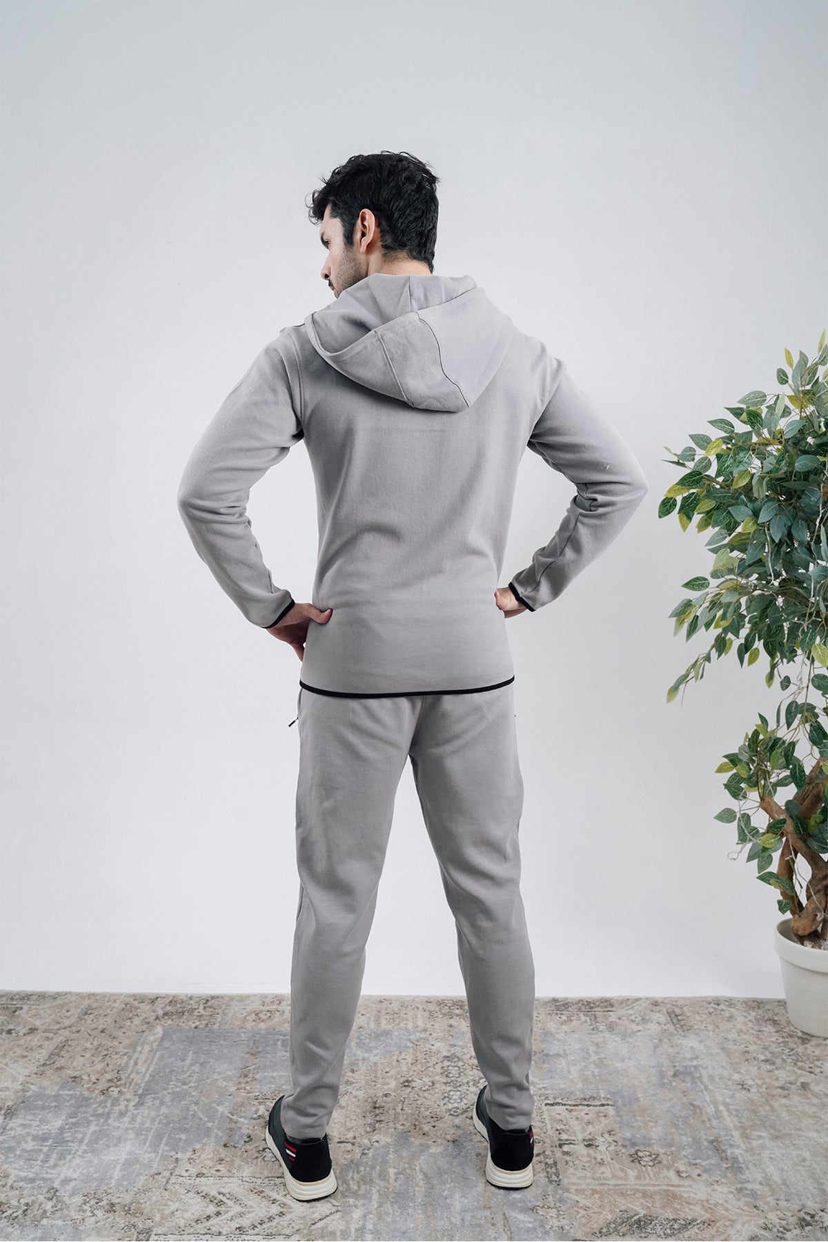Grey Interlock Tracksuit