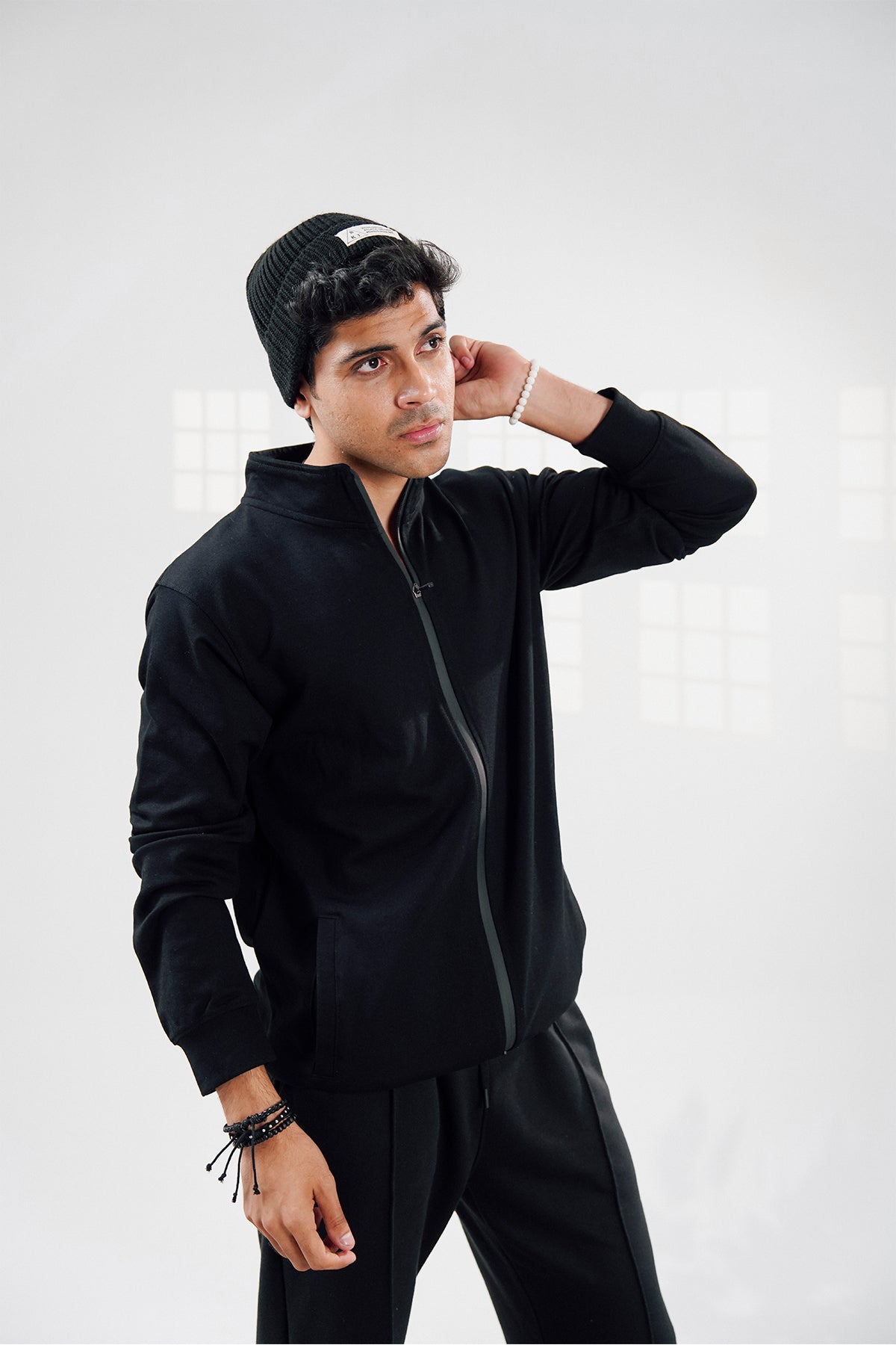 Black Interlock Zipper