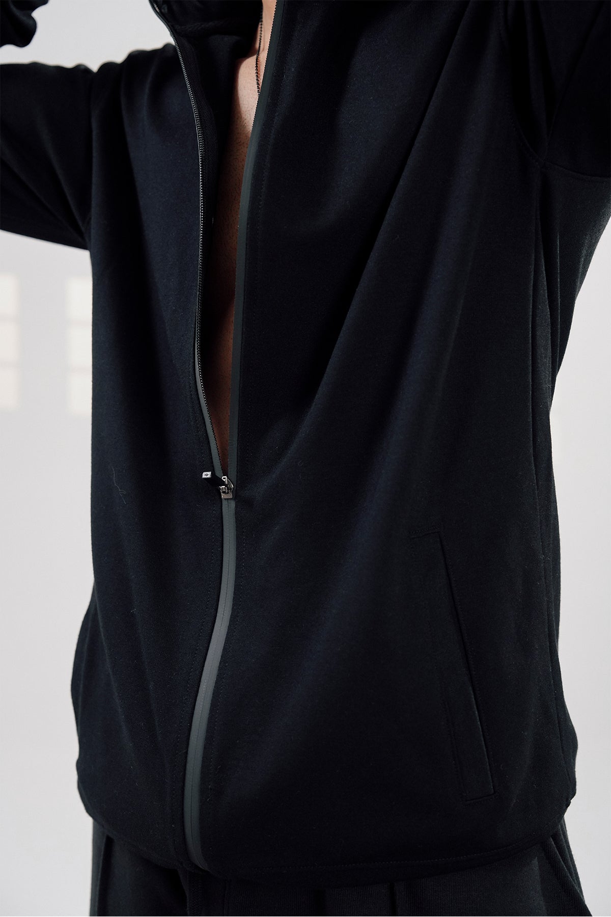 Black Interlock Zipper