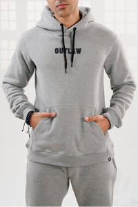 Grey Fleece Hoodie