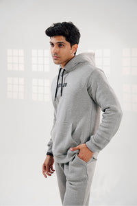 Grey Fleece Hoodie