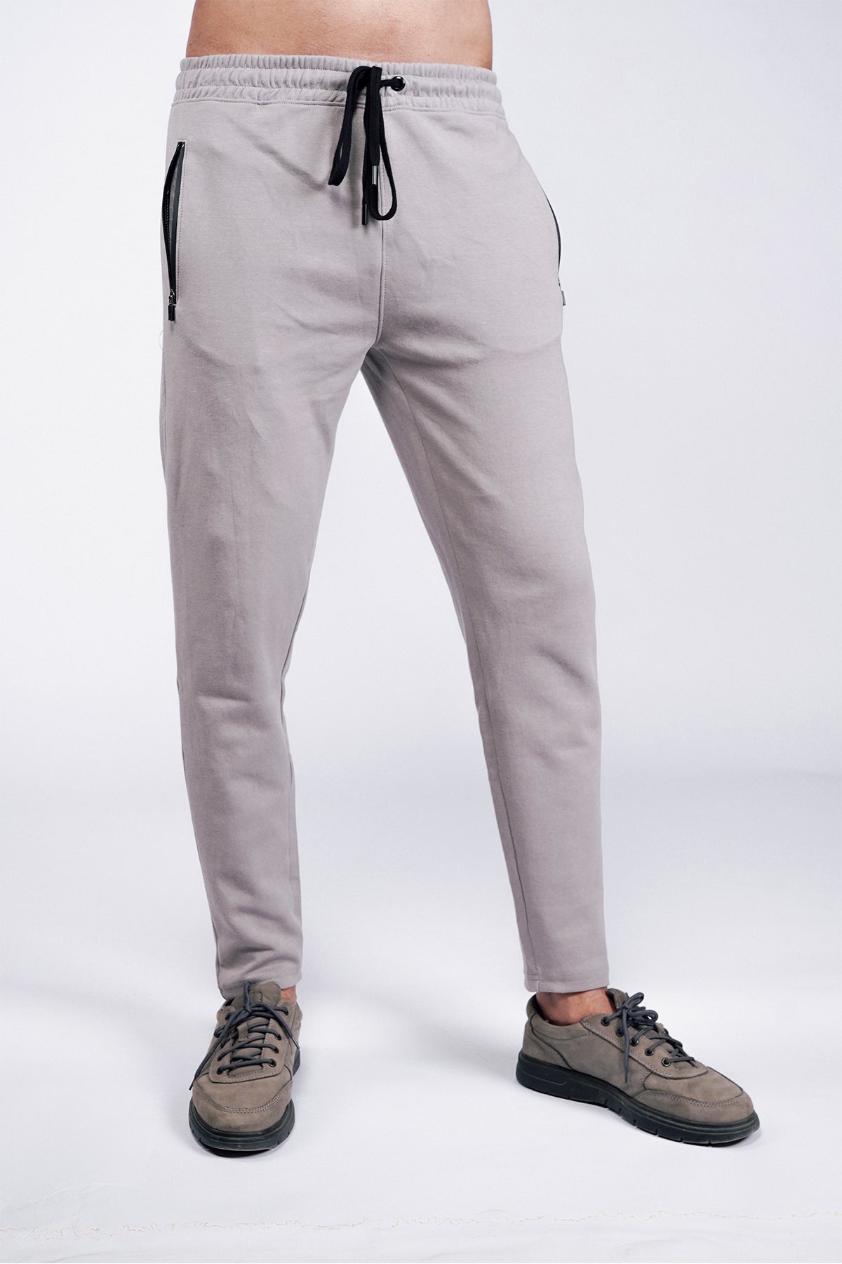 Grey Interlock Trouser