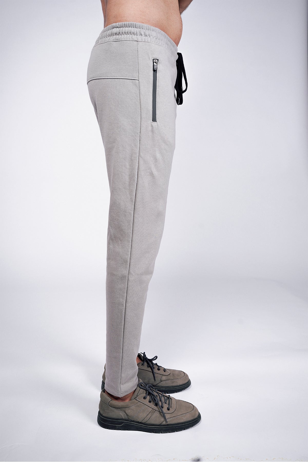 Grey Interlock Trouser