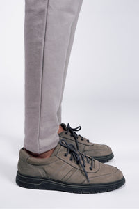 Grey Interlock Trouser