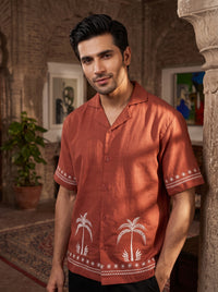 Relaxed Linen Cuban Shirt
