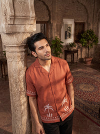 Relaxed Linen Cuban Shirt