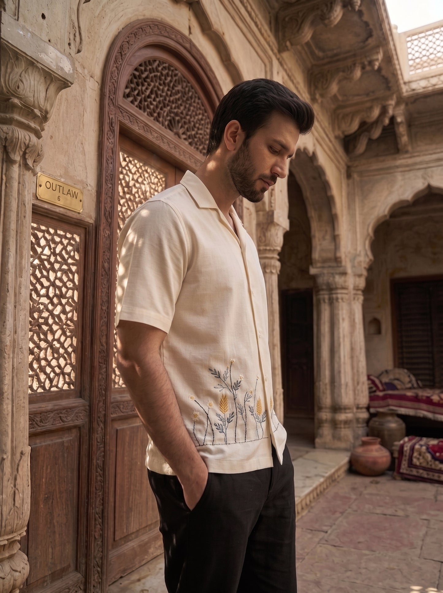 Relaxed Linen Cuban Shirt
