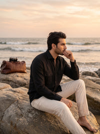 Relaxed Double Pocket Linen Shirt